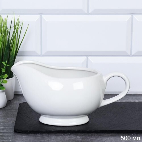 723684 (в уп.12шт.) - Соусник 500мл. / S-230 /, ма [01108095] 723684 (в уп.12шт.) - Соусник 500мл. / S-230 /, материал: фарфор.