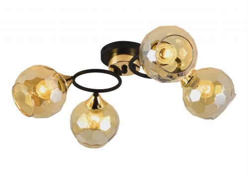 МС-XA1357B/4 BK+FGD (2) светильник потолочный [01102802] МС-XA1357B/4 BK+FGD (2) светильник потолочный