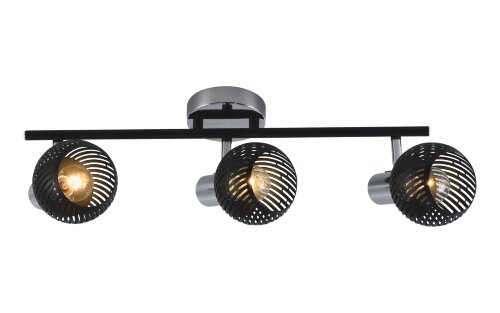 МС-DA6106/3 BK+CR (6) светильник потолочный [01101701] МС-DA6106/3 BK+CR (6) светильник потолочный