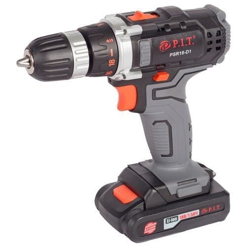 298204-РСВ (в уп.1шт.) - Шуруповерт PSR 18-D1 СТАН [01094213] 298204-РСВ (в уп.1шт.) - Шуруповерт PSR 18-D1 СТАНДАРТ (18В, 2 Li акк.1,5Ач, 2ск, 30Нм, быстр.зарядка, кейс) P.I.T