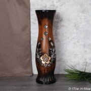 688243 (в уп.8шт.) - Ваза напольная H=60см, коричн [01108235]