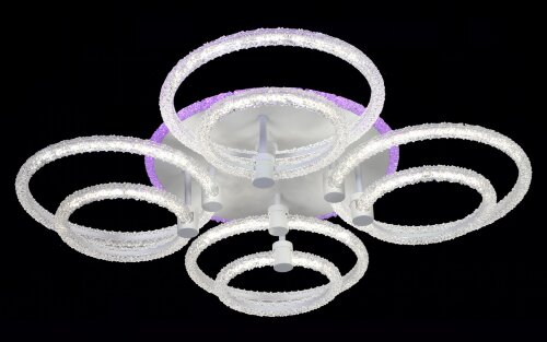 МС-XI3600D/4+4 WH (RGB) Led 112W+6W 3000K+4000K+65 [01100740] МС-XI3600D/4+4 WH (RGB) Led 112W+6W 3000K+4000K+6500K диммер (1) светильник потолочный