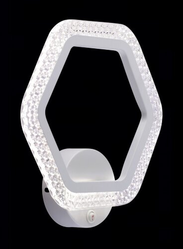 МС-LI8490B/1 WH Led 12W 3000+4000K (10) с выключат [01101726] МС-LI8490B/1 WH Led 12W 3000+4000K (10) с выключателем, светильник настенный