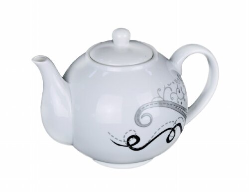 BK-6894 (в уп.12шт.) - Чайник заварочный 1,1л. &quot;Kl [01038733] BK-6894 (в уп.12шт.) - Чайник заварочный 1,1л. "Klio" , высота - 14,6см, подходит для чистки в посудомоечной машине, материал: фарфор.