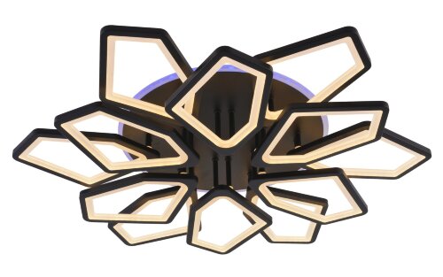 МС-LI8463/6+6 BK (RGB) Led 173W+7W 3000K+4000K+650 [01101759] МС-LI8463/6+6 BK (RGB) Led 173W+7W 3000K+4000K+6500K диммер (1) светильник потолочный