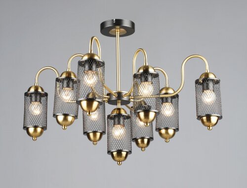 ВР-N6794/9 COP+BK D680*H495мм (2) светильник потол [01109743] ВР-N6794/9 COP+BK D680*H495мм (2) светильник потолочный