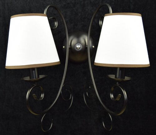 Л1022/2W BK+WT (6) светильник настенный [01068481] Л1022/2W BK+WT (6) светильник настенный