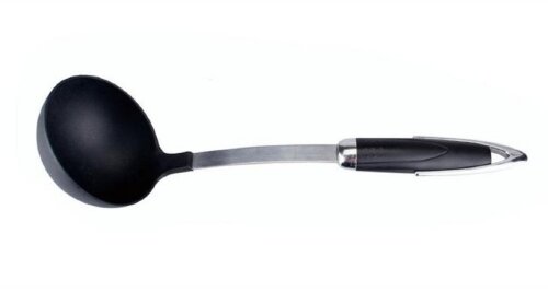 BK-3255 (в кор.144шт.) - Половник. Материал ручки: [01088458] BK-3255 (в кор.144шт.) - Половник. Материал ручки: нерж. сталь/пластик. Размер 31х8,7см. Вес 77г.Выдерживает температуру до +220С. Подходит для чистки в посудомоечной машине. Состав: нейлон.