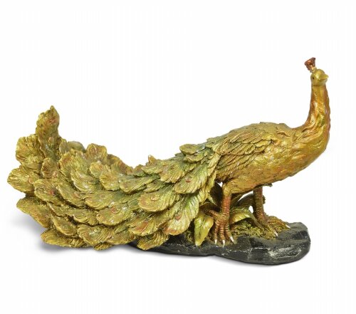 GYL2027-0 (2) - Фигурка &quot;Павлин&quot;, размеры: H=30см, [01057981] GYL2027-0 (2) - Фигурка "Павлин", размеры: H=30см, L=50см, материал: полистоун.