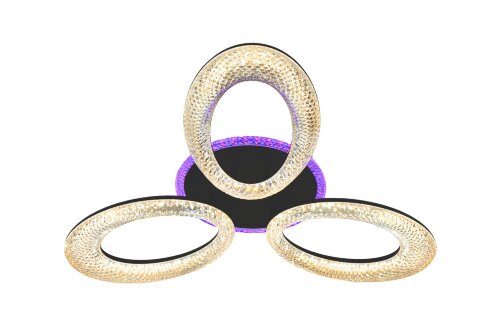 Д3684/3C BK Led 96W+16W 3000K+4000K+6500K+RGB димм [01103521] Д3684/3C BK Led 96W+16W 3000K+4000K+6500K+RGB диммер (1) светильник потолочный