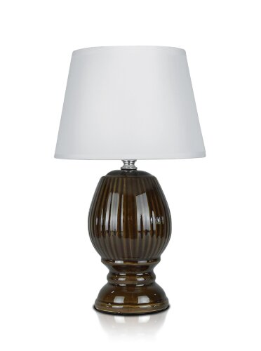 А-LE566 Brown+White абажур, размер: 200*200*340мм [01103434] А-LE566 Brown+White абажур, размер: 200*200*340мм (24) светильник настольный