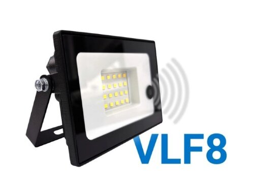 VLF8-D-30-6500-B 6500K 3600Лм 220V IP65 угол-120гр [01109221] VLF8-D-30-6500-B 6500K 3600Лм 220V IP65 угол-120гр. 122*94*29 черн., прожектор LED с дат. движ. 30W VKL electric