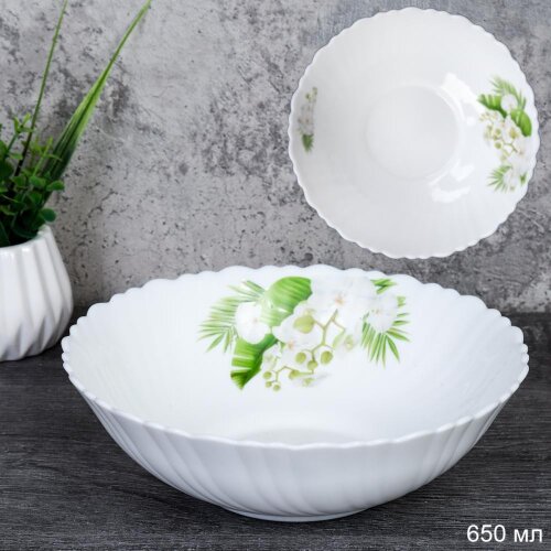 748943 (в уп.8наб.) - Салатник 650мл, 175мм, набор [01110677] 748943 (в уп.8наб.) - Салатник 650мл, 175мм, набор 6шт. /TW-70XN (7503)/, материал: стеклокерамика.