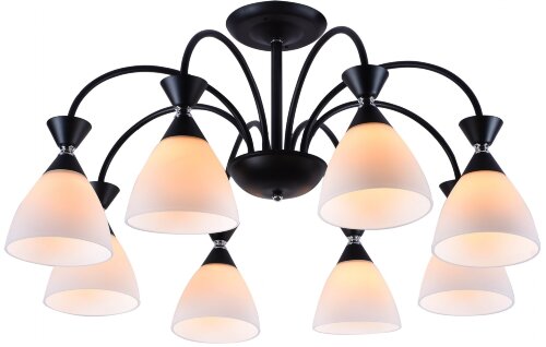 МС-XA1134B/8 BK+CR (2) светильник потолочный [01091099] МС-XA1134B/8 BK+CR (2) светильник потолочный