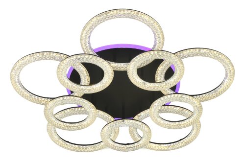 Д3623/5+5C BK Led 250W+28W 3000K+4000K+6500K+RGB д [01103543] Д3623/5+5C BK Led 250W+28W 3000K+4000K+6500K+RGB диммер (1) светильник потолочный