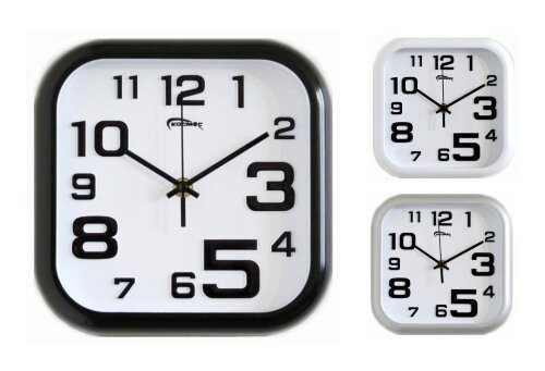 5576 (в уп.20шт.) - Часы настенные КОСМОС , Матери [01109996] 5576 (в уп.20шт.) - Часы настенные КОСМОС , Материал корпуса: пластик. Стекло: минеральное. Механизм: кварцевый плавного хода. Питание: батарейка АА (в комплект не входит). Размер: 200х200х40 мм.