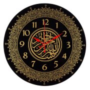 4041-033 (5) Часы настенные из стекла d-39 см, отк [01108136]