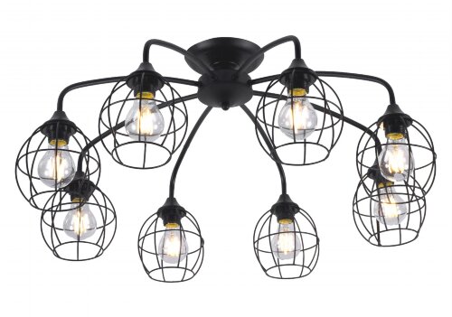 МС-XA1114/8 BK (2) светильник потолочный [01103787] МС-XA1114/8 BK (2) светильник потолочный