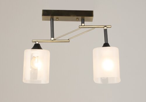 ВР-K2323/2 AB+BK L370*W120*H280мм (10) светильник [01109596] ВР-K2323/2 AB+BK L370*W120*H280мм (10) светильник потолочный