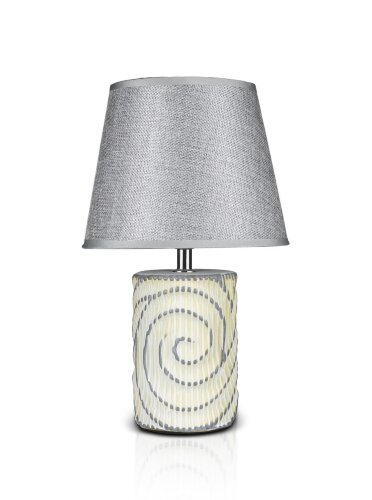 К-EG015 White+Grey shade H33см (24) светильник нас [01104510] К-EG015 White+Grey shade H33см (24) светильник настольны