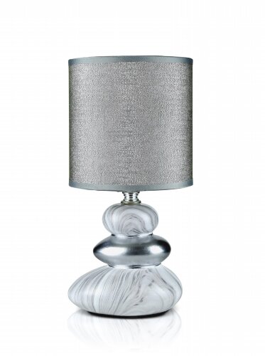 В-HS8478-1 white+silver shade, размер: 130*130*265 [01103901] В-HS8478-1 white+silver shade, размер: 130*130*265мм (24) светильник настольный