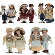 644613 (в уп.24шт.) - Кукла коллекционная, наб.2шт [01092716]