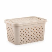 3478М (в уп.8шт.) - Контейнер 15л. "Плетёнка люкс" [01043495]