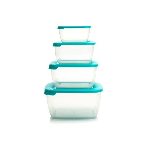 93776-РСВ (в уп.18наб.) - Комплект контейнеров СВЧ [01111253] 93776-РСВ (в уп.18наб.) - Комплект контейнеров СВЧ 4шт ЛАЙТ квадр. (0,46 0,95 1,5 2,5) С546 Полимербыт