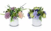 Цветочная композиция в банке, размер: высота 25 см [01101064]