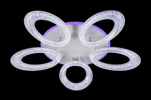 Д3684/5C WH Led 160W+28W 3000K+4000K+6500K+RGB дим [01103522] Д3684/5C WH Led 160W+28W 3000K+4000K+6500K+RGB диммер (1) светильник потолочный