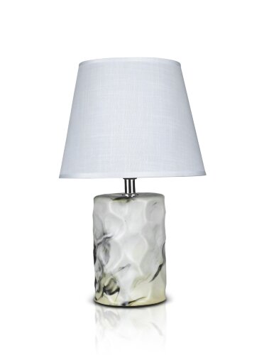 К-M407-6&quot; White+White shade H33см (24) светильник [01090421] К-M407-6" White+White shade H33см (24) светильник настольный