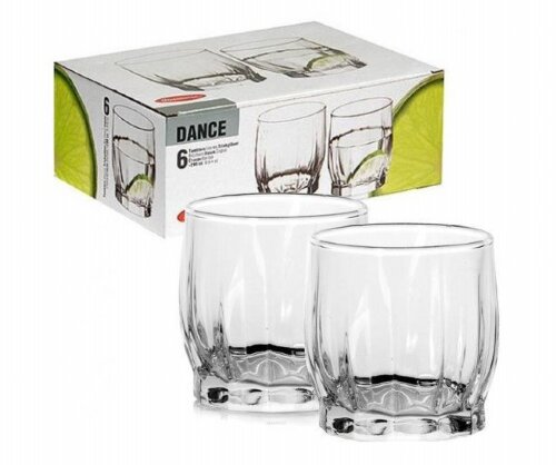 42865B (в уп.8наб.) - Набор стаканов 6шт. DANCE (в [01046079] 42865B (в уп.8наб.) - Набор стаканов 6шт. DANCE (вода), V=290мл, h=90мм.