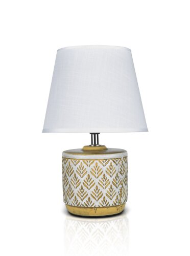 К-EA022 Ancient+White shade H32см (24) светильник [01104499] К-EA022 Ancient+White shade H32см (24) светильник настольный