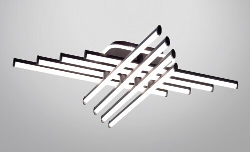 Х-FX60332/8L+1 BK 130W 3000-6000K Dimmer 810*810*1 [01110834] Х-FX60332/8L+1 BK 130W 3000-6000K Dimmer 810*810*125 мм (1) светильник потолочный