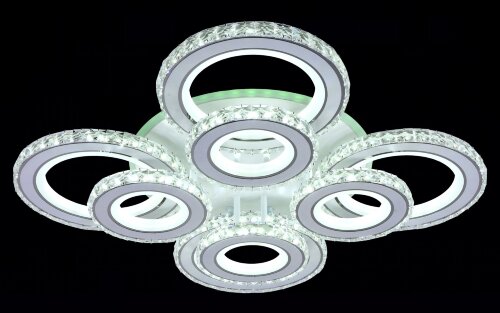 МС-XI3900B/4+4B WH+CR (RGB) Led 192W+6W 3000K+4000 [01100687] МС-XI3900B/4+4B WH+CR (RGB) Led 192W+6W 3000K+4000K+6500K диммер (1) светильник потолочный