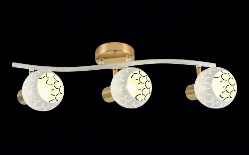 МС-DA6108/3 WH+FGD (6) светильник потолочный [01101707] МС-DA6108/3 WH+FGD (6) светильник потолочный