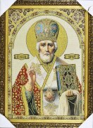 30*40 Икона "Николай Угодник" гобелен [01086921]