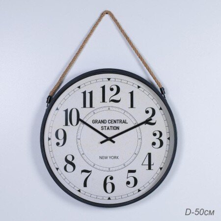 719219 (в уп.6шт.) - Часы настенные D=50см. / 8417 [01104864] 719219 (в уп.6шт.) - Часы настенные D=50см. / 8417A /, материал: пластик, стекло.