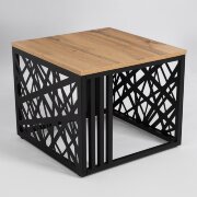 СтЖ104 Стол журнальный, 51х51х42 см, ЛДСП дуб вота [01109380]