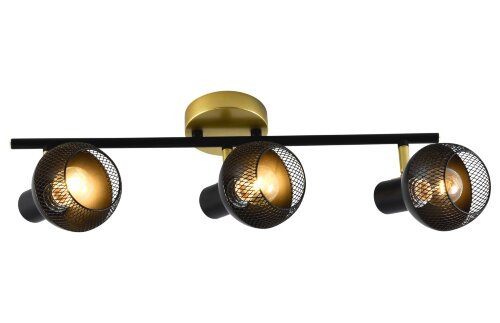 МС-DA5999/3 GD+BK (6) светильник потолочный [01101683] МС-DA5999/3 GD+BK (6) светильник потолочный