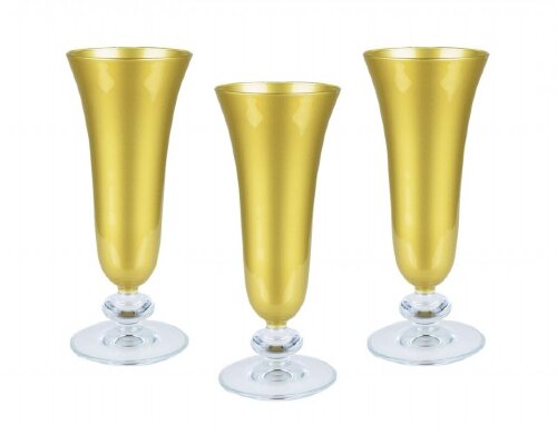 44549GL (8) - Наб.фужеров 3шт."SOPHIA-WORKSHOP"180 [01054243] 44549GL (8) - Наб.фужеров 3шт."SOPHIA-WORKSHOP"180мл.(золотые)