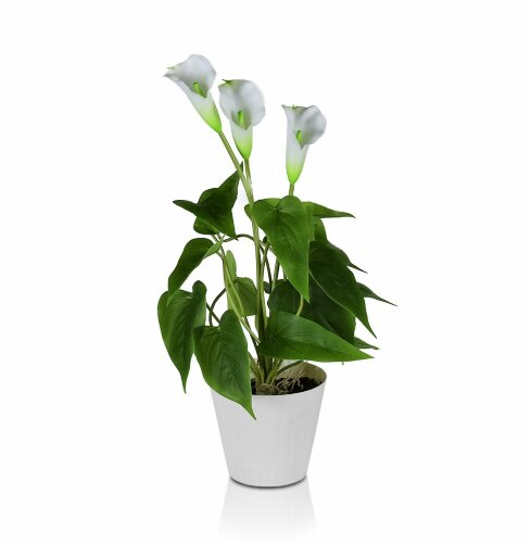Цветочная композиция Каллы размер: высота 40 см, ш [01101059] Цветочная композиция Каллы размер: высота 40 см, ширина 25 см, материал: пластик,  РУЧНАЯ РАБОТА
