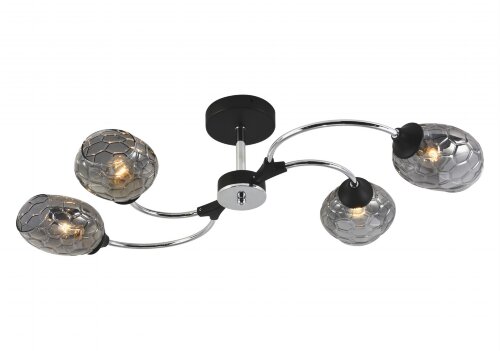 МС-XA1365B/4 BK+CR (5) светильник потолочный [01102808] МС-XA1365B/4 BK+CR (5) светильник потолочный