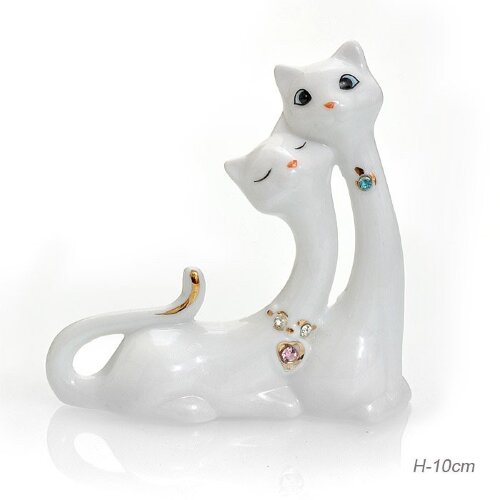 653913 (в уп.96шт.) - Фигурка Кошечки H=10см. / B2 [01105579] 653913 (в уп.96шт.) - Фигурка Кошечки H=10см. / B2269 /, материал: фарфор.