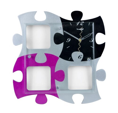 М7049 6B black/silver (в кор.12шт.) АКЦИЯ - Часы и [01068914] М7049 6B black/silver (в кор.12шт.) АКЦИЯ - Часы интерьерные настенные,размер: 335*335*46 мм, материал: МДФ, стекло.