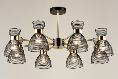 ВР-N6793/8 COP+BK D770*H380мм (2) светильник потол [01109714] ВР-N6793/8 COP+BK D770*H380мм (2) светильник потолочный