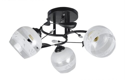 ДС7307/3 BLK (4) светильник потолочный [01099974] ДС7307/3 BLK (4) светильник потолочный