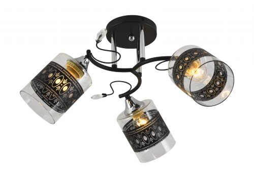 МС-XA1378B/3 BK+CR (6) светильник потолочный [01102770] МС-XA1378B/3 BK+CR (6) светильник потолочный