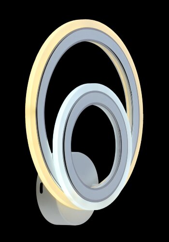 МС-LI8466C/1 WH+CR Led 23W 3000K+6500K пульт (10) [01100202] МС-LI8466C/1 WH+CR Led 23W 3000K+6500K пульт (10) светильник настенный