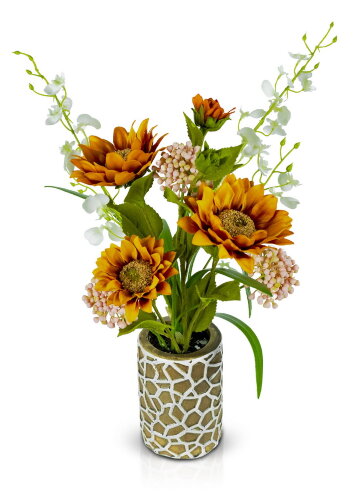 Цветочная композиция Подсолнух, размер: высота 40 [01090166] Цветочная композиция Подсолнух, размер: высота 40 см, ширина 25 см, материал: дерево РУЧНАЯ РАБОТА